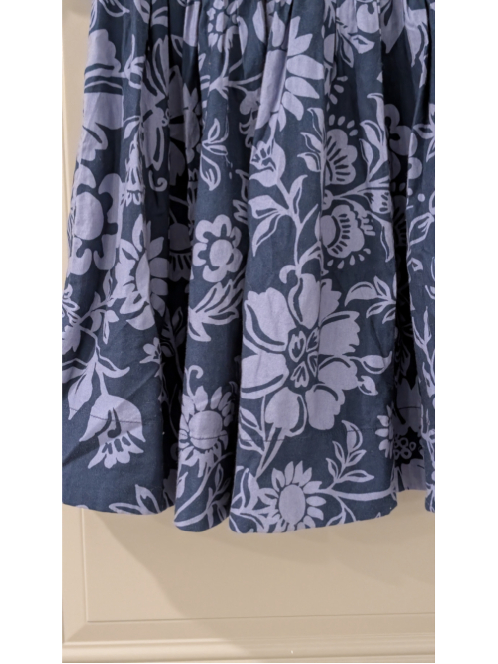 Women's Free People Floral Mini Dress Size S Blue Light Blue - Picture 2 of 12